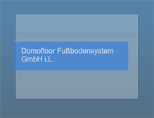 Tablet Screenshot of domofloor.de